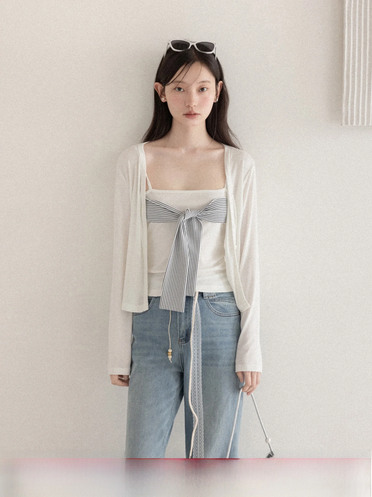 

Винтажные синие джинсы с высокой талией, прямые, зауженные, женские широкие брюки, повседневный стиль, клеш, из смесового хлопка