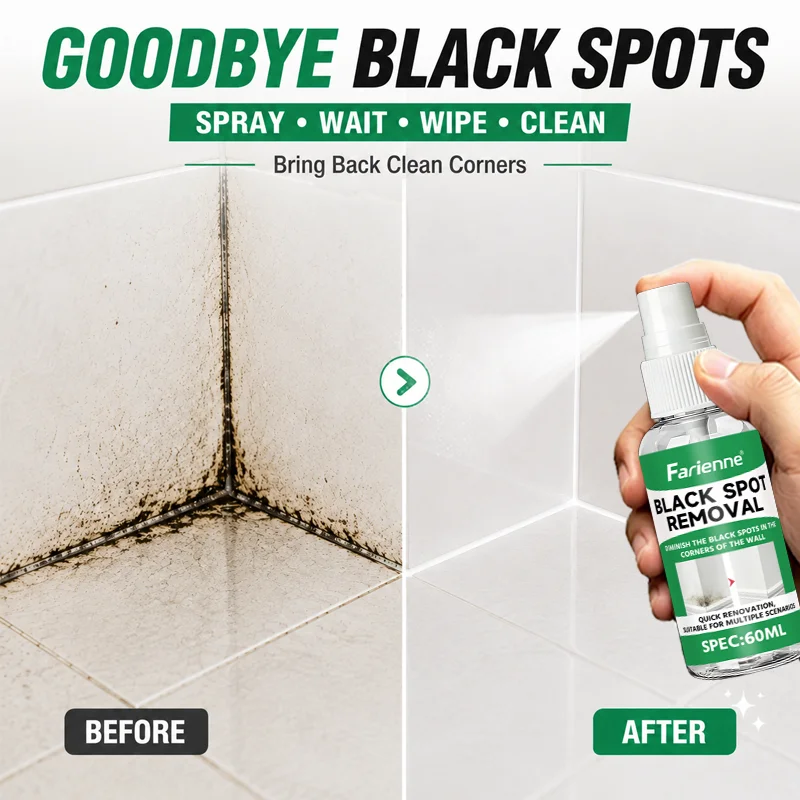 Stubborn Mold Mildew Remover Grout Stain Cleaner Spray Deep Penetrating for Shower Tile Bathroom Kitchen Window Seal Caulk Joint
