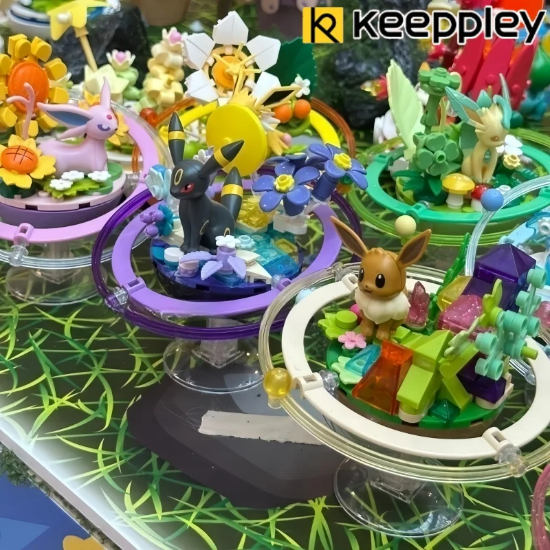 

Коллекционные строительные блоки Keeppley: Семейство покемонов Иви (Иви, Вапореон, Эспеон, Амбреон, Лифеон, Сильвеон) — Аниме-модели, подарочные игрушки