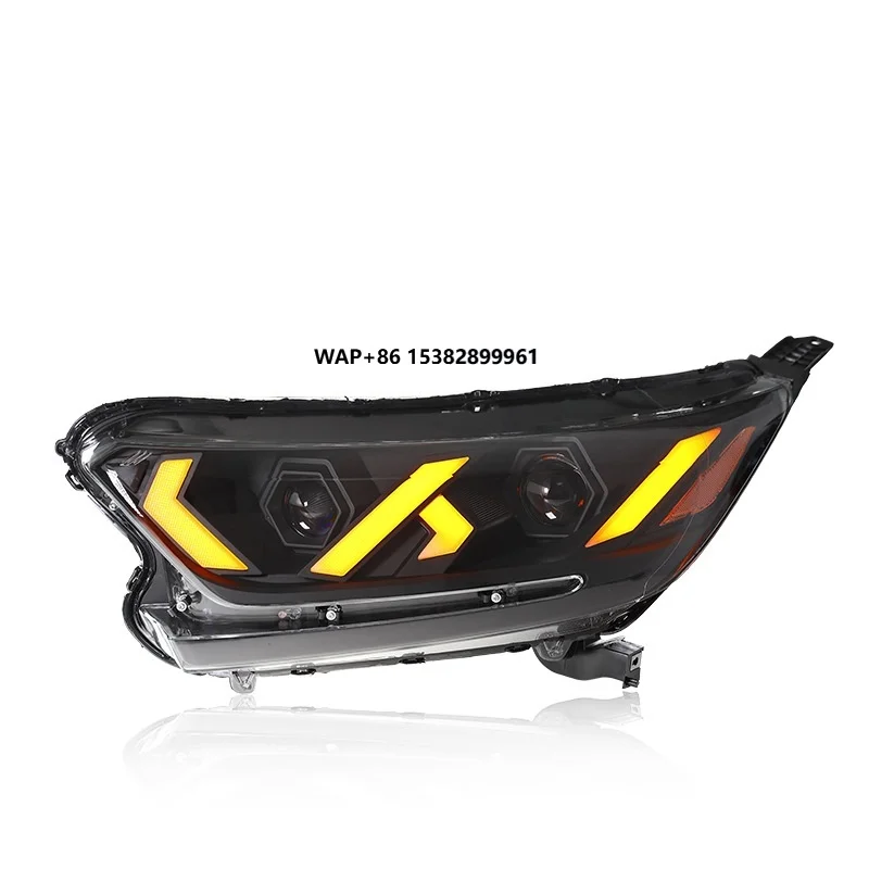 

Suitable for 17-22 for CRV Headlight Assembly Modification for Style LED Lens Daytime Running Light Flowing Turn Signal