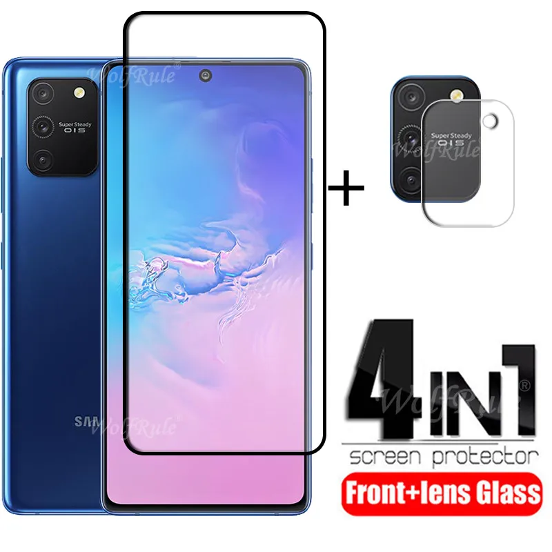 Full Cover Glass For Samsung Galaxy S10 Lite Glass For Samsung S10 Lite Tempered Glass HD Film For Samsung S10 Lite Lens Glass