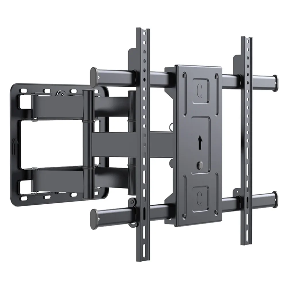 Large-screen TV hanger telescopic rotating ultra-thin wall mount universal 65 75 85 100 inch all-in-one machine