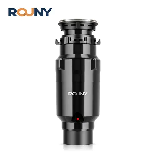 Continuous Feed Garbage Disposal with Sound Reduction,1/2 HP Food Waste Disposer with Stainless Steel Grinding System
