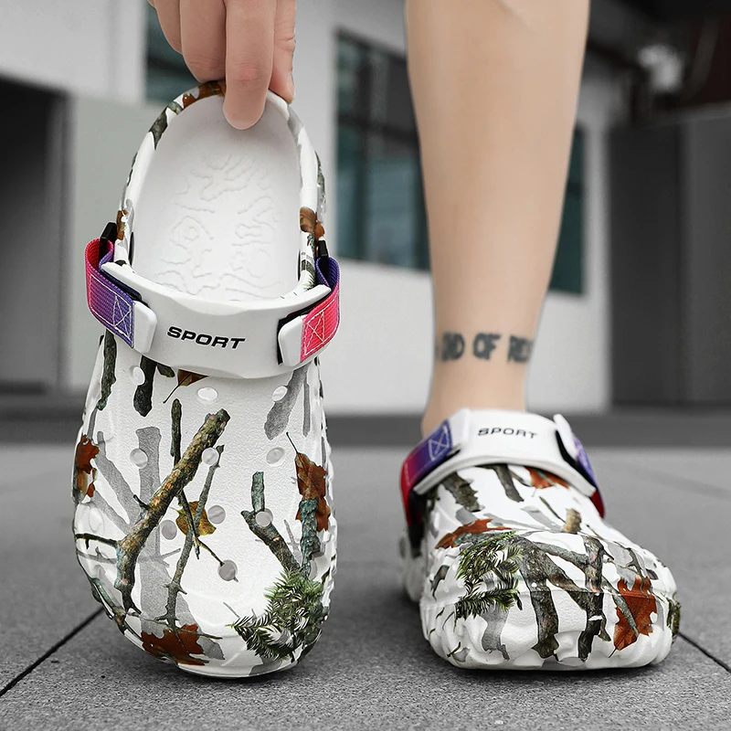 Men's Casual Beach Sandals With Comfortable Low Heels Lightweight_voghion.com