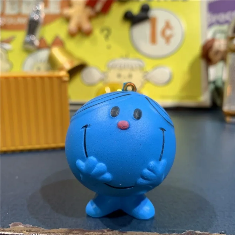 MrMenLittleMiss Figure Bag Pendant Cartoon 7pcs Doll Ornaments Accessories Pinching Children Toy