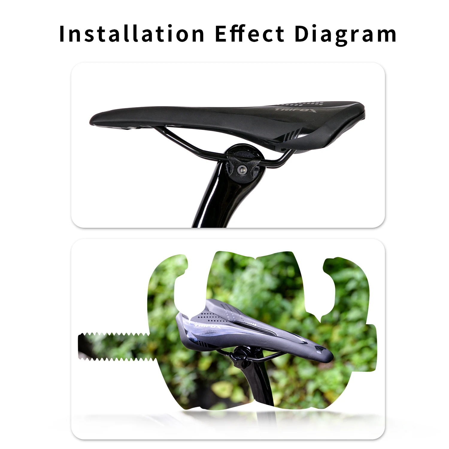 TRIFOX Runde 7*7/Ovale 7*9 Sattelstützenklemme Fahrradsattelhalterung Geeignet für Carbon-Rennradrahmen X16 X8 Fahrradteile – Detail 4