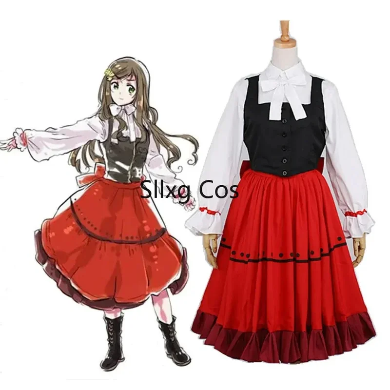 

FC6Hetalia Axis Powers Hungary Dress Cosplay Costume@FC8！