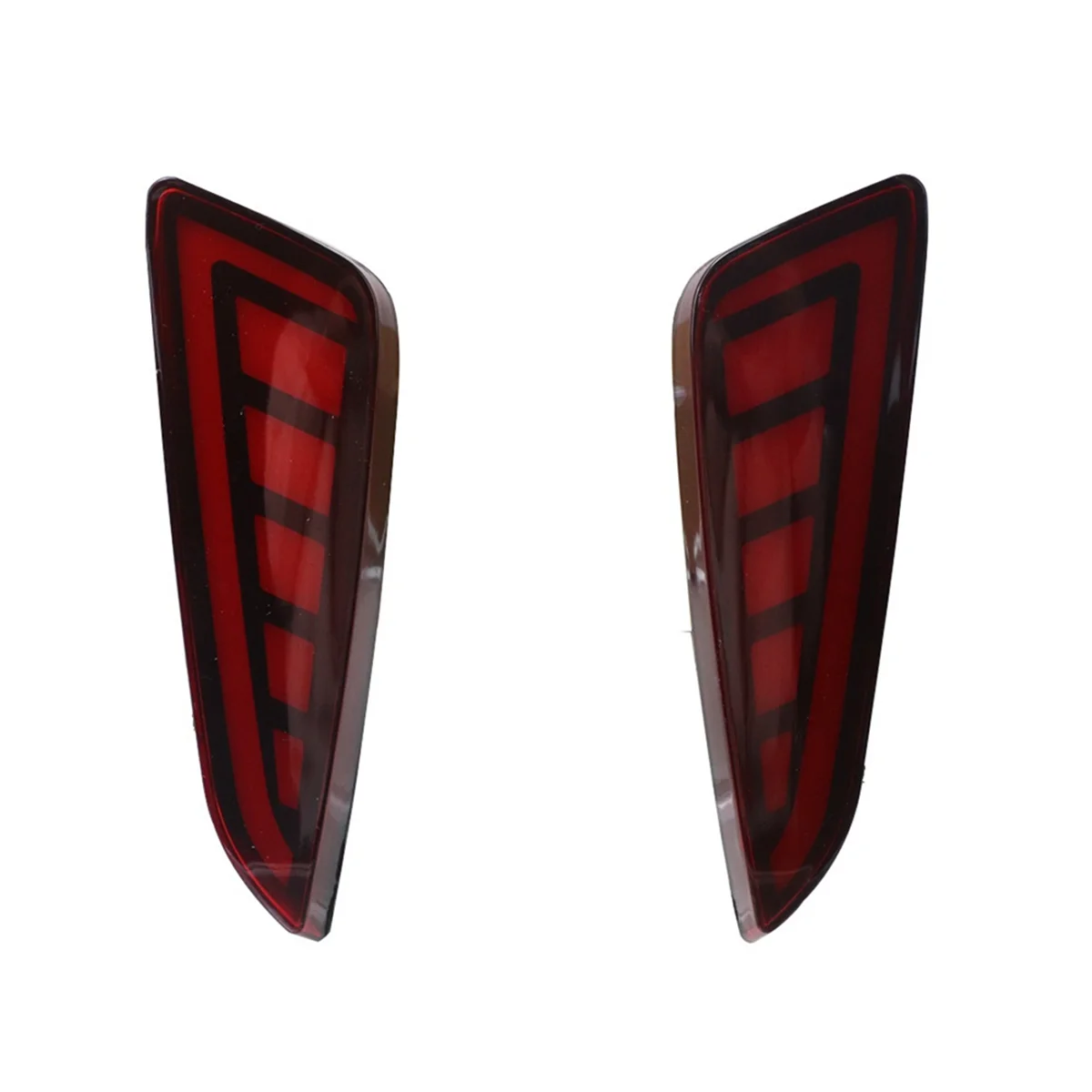 Fits for LED Reflector Lamp Rear Fog Lamp Rear Running Light Brake Light for 2017-2022 Accessories