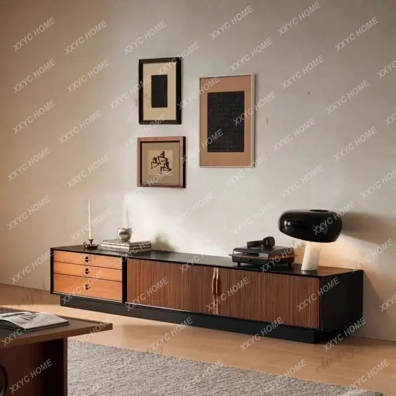 XXVintage Drawers Tv Cabinet Decoration Brown Door Storage Lounges Tv Cabinet Mid Century  Fernseherschrank Furniture Home