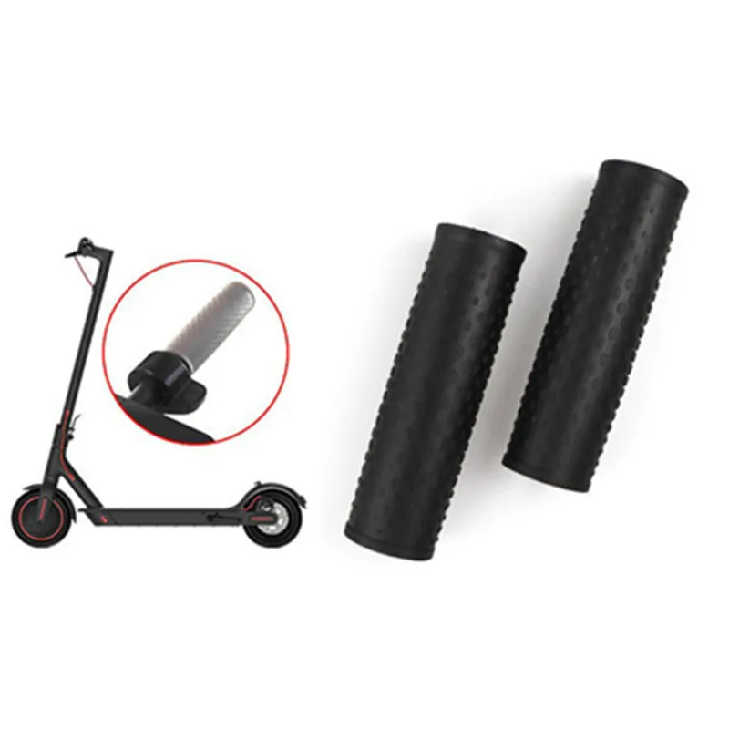 For Xiaomi M365 Pro 1 Pair Rubber Handlebar Grip Anti-Slip Ergonomic Comfortable Electric Scooter Handle Cover Accessories