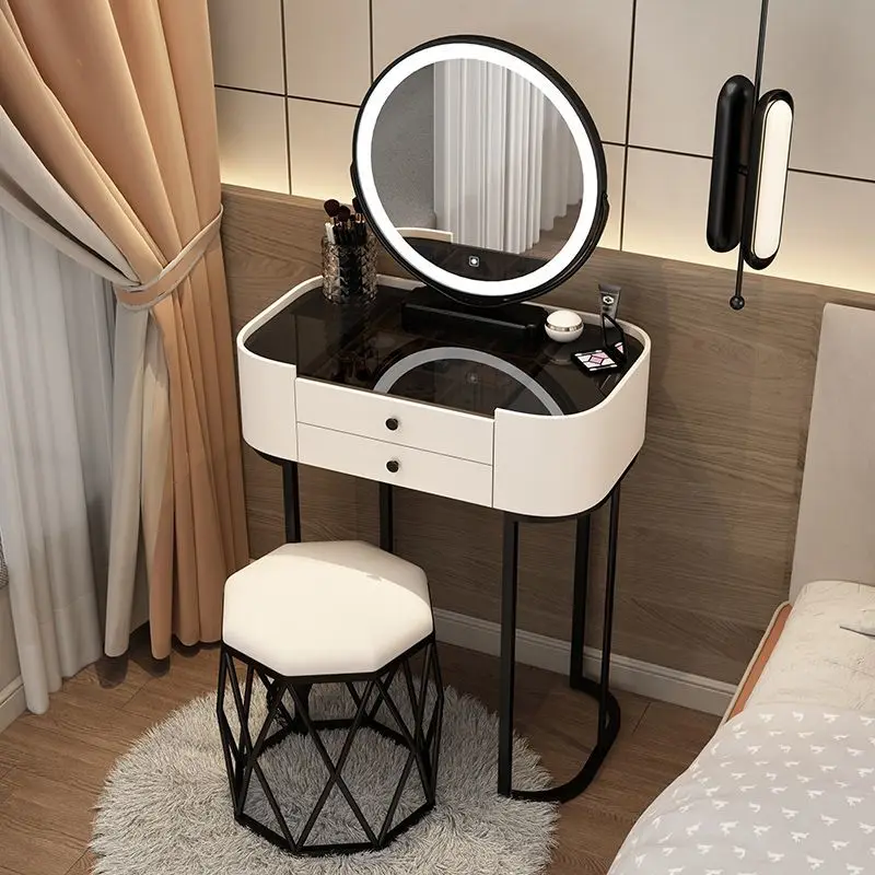

Home Nordic light luxury modern simple makeup table vanity Dressing table Makeup vanity makeup desk dressers Toiletries dresser