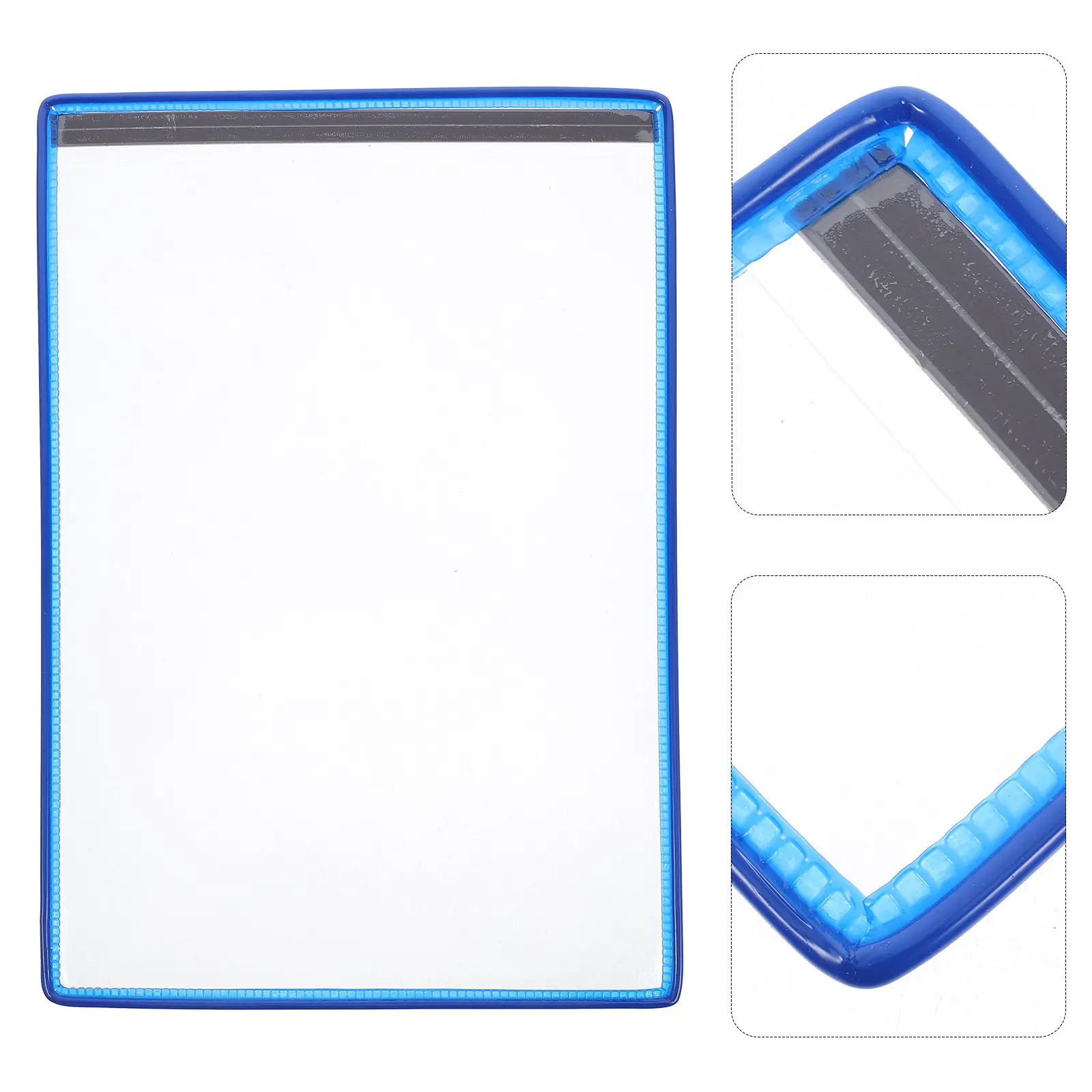 

Магнитный держатель для документов: прозрачные пластиковые карманы для сухого стирания, папки для бумаги для офиса, дома, класса, маркерной доски, холодильника