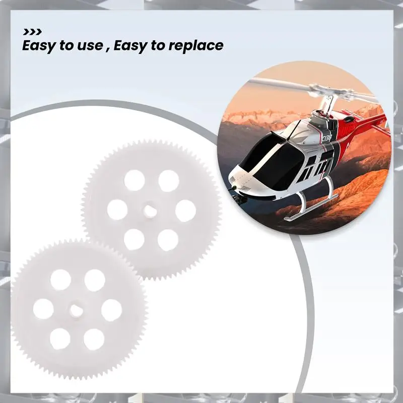 

A84F-RC Helicopter Upgrade C138 Main Gear Kit For RC ERA C138 Bell 206 1:33 RC Helicopter Parts