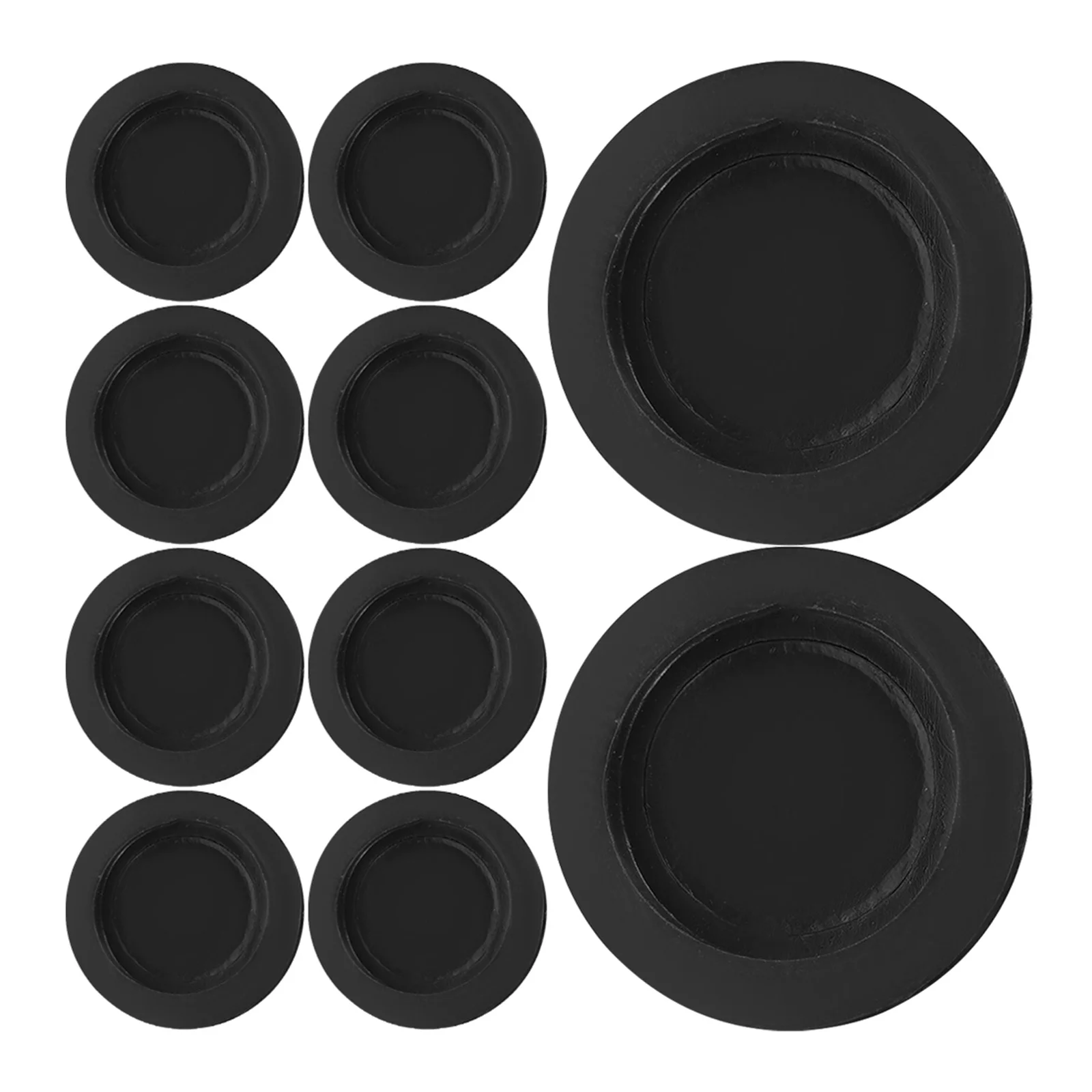 

10Pcs Piggy Bank Plug Caps Durable Long Lasting Easy Install No Tools Required Black Piggy Bank Stopper Rubber Stopper