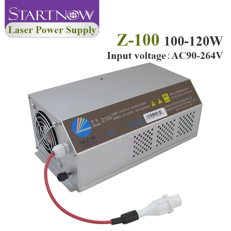 Startnow HY-Z100 Intelligent CO2 Laser Power Supply  Wide Voltage With LCD Monitor For CO2 Laser Cutting Engraving Machine Parts