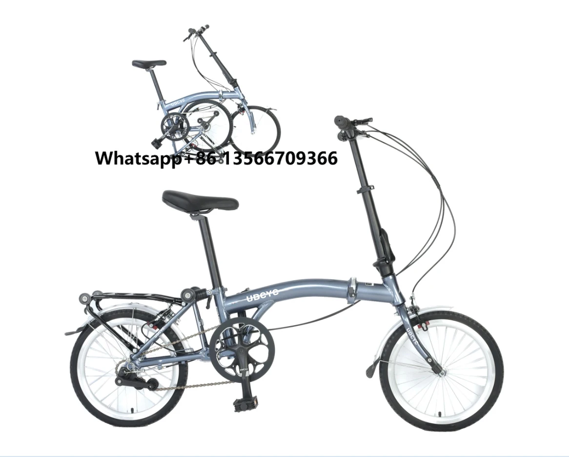 

Factory Price 20 Inch 7 Speeds V Brake Foldable Bike Aluminum Alloy Triple Folding Bicycle Mini City Bike for Lady