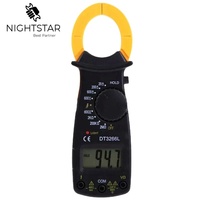 Digital Amper Clamp Meter Multimeter Current Clamp Pincers Voltmeter Ammeter AC DC Ohm Current Voltage Tester DT-3266L