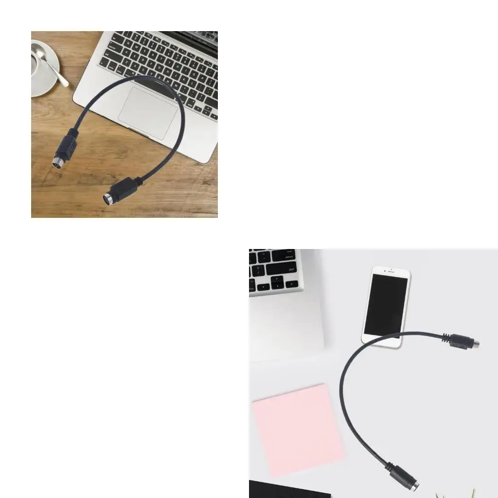 

Plastic Suitable for Round Port Keyboard/Mouse Extension Cable Black
