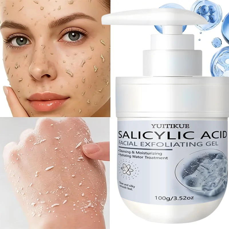 YUITIKUE Salicylic Acid Exfoliating Gel | Deep Cleansing & Moisturizing for Clean, Silky Smooth Skin 100g