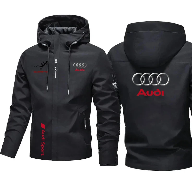 Audi Casual Sport Coat, New Men's Fashionable Coat, Outdoor Sports Style, Men's Urban Casual Coat, Fast Delivery