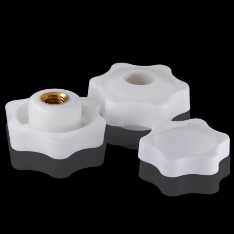 Kenop Putar Plastik Bakelite M6 (Kepala 25mm) 500 pcs, Kenop Jempol, Kenop Bintang, Tahan Panas