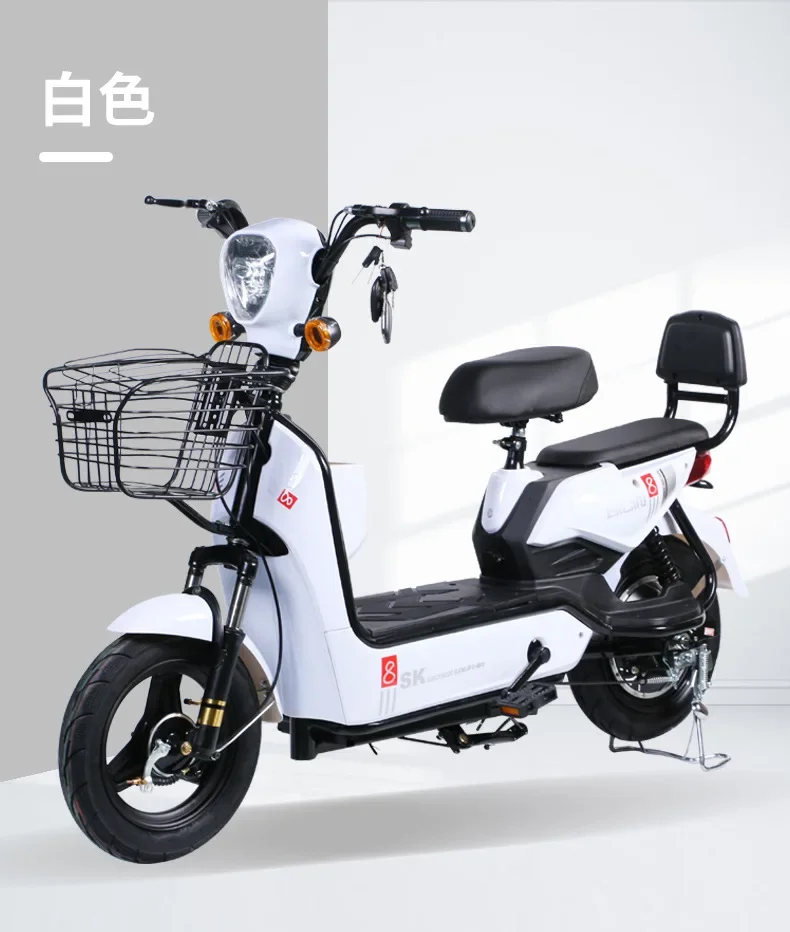 Bicicleta elétrica padrão nacional para adultos e homens, bicicleta da estrada da cidade E, motocicleta, modelo novo, 48V, China, preço barato