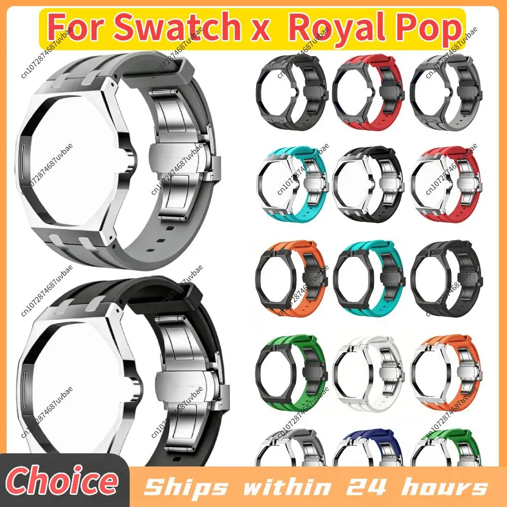 ensemble-de-bracelets-anti-rayures-swatch-x-royal-pop-resistant-a-la-decoloration-antichoc-resistant-a-l'usure-pour-les-voyages-en-plein-air-et-les-loisirs