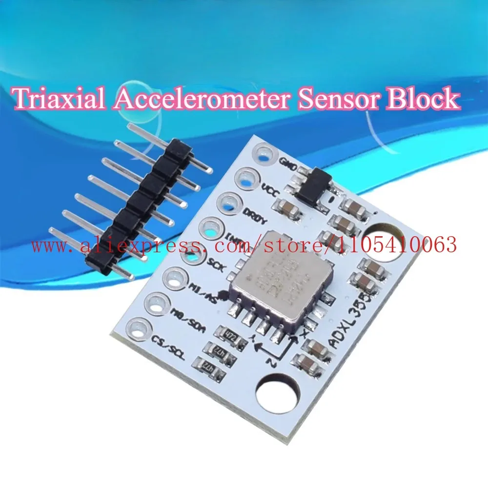 1PCS ADXL355 ADXL357 Three-Axis Accelerometer Sensor Module, Industrial-Grade Low Power Digital Output