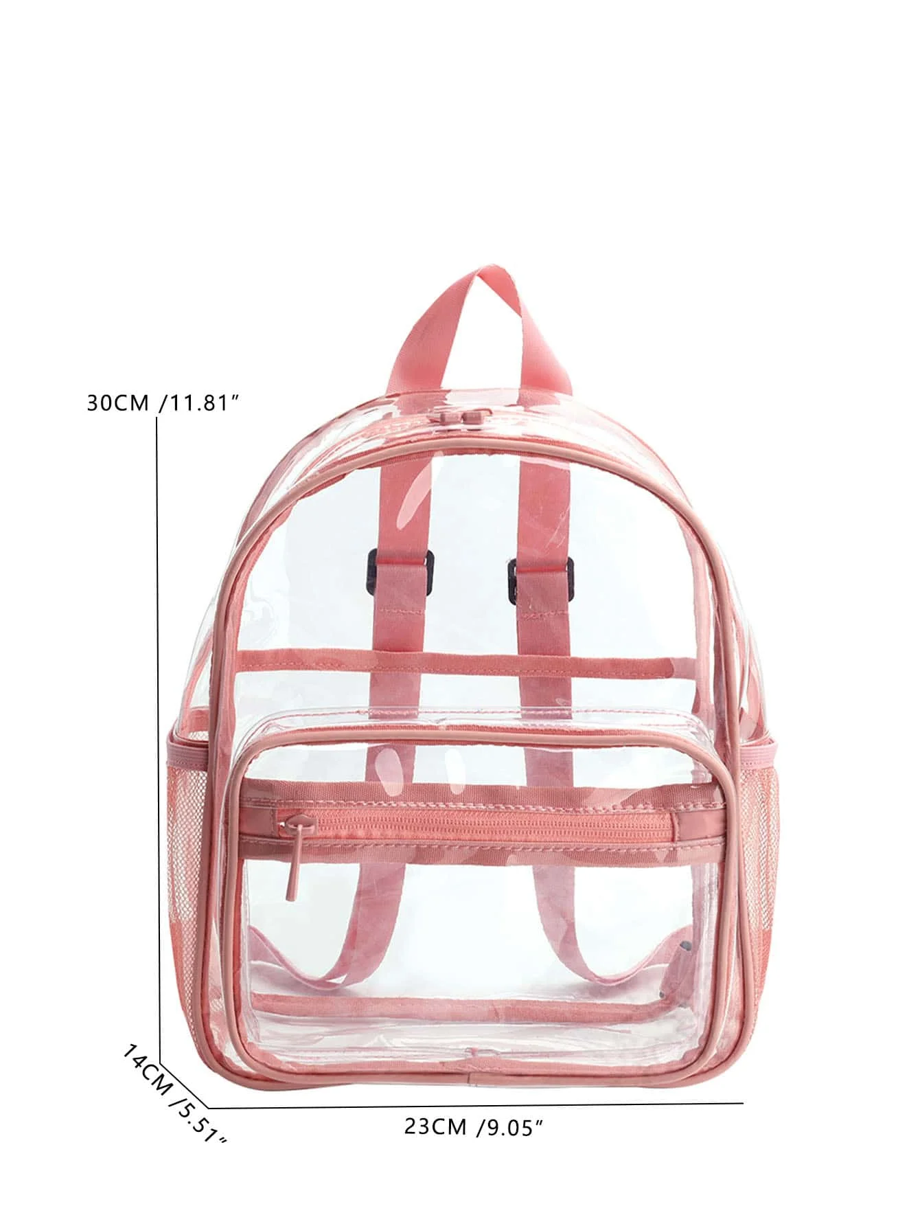 Fashionable Functional Backpack PVC Small Water Resistant Adjustable-strap