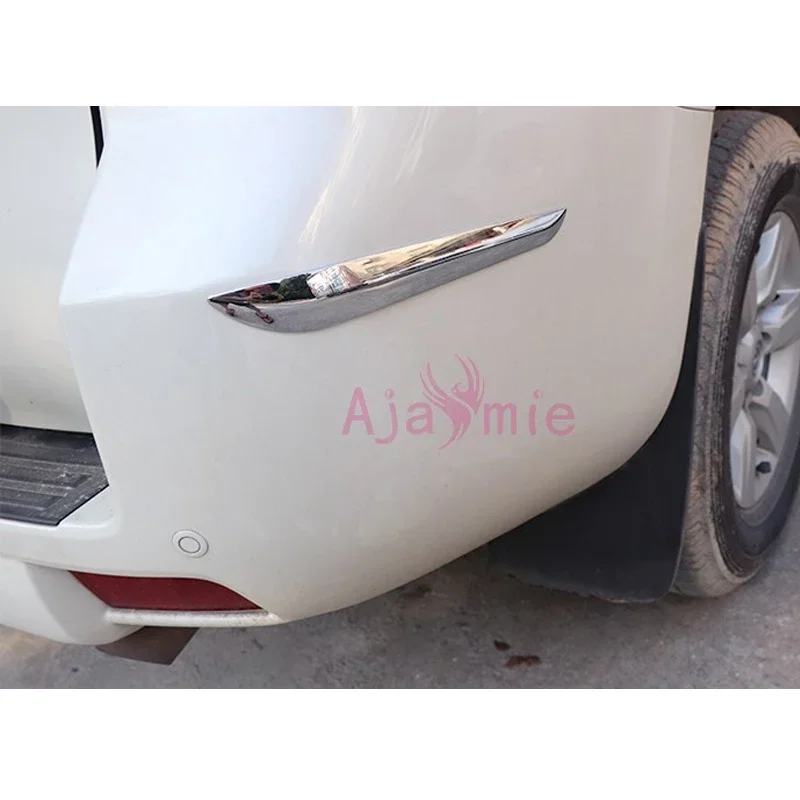 

Крышка заднего бокового бампера для Toyota Land Cruiser 150 Prado LC150 FJ150 2014-2017, защитная накладка, хромированная накладка, аксессуары для стайлинга автомобилей