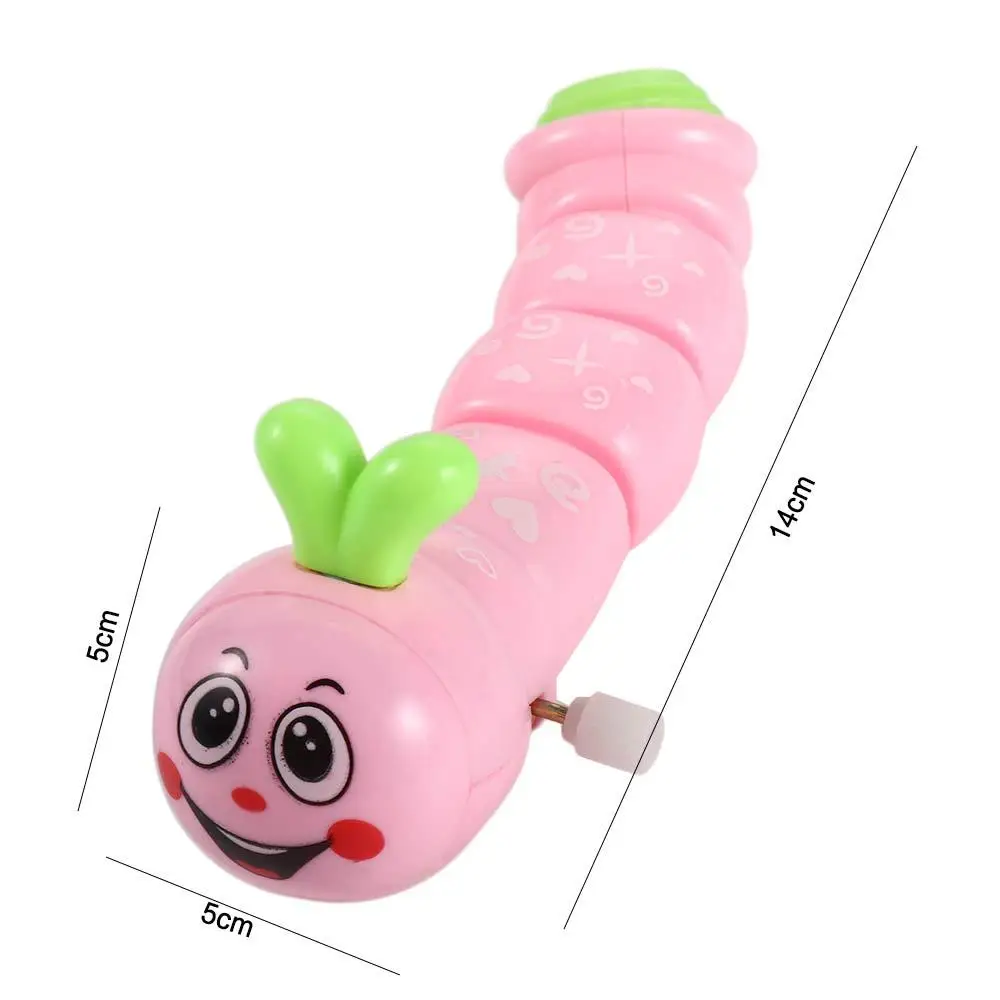 Wind Up Funny Clockwork Caterpillar Toy para crianças, Rainbow Brinquedos, Wind Up, Divertimento, Clockwork, Enrolamento