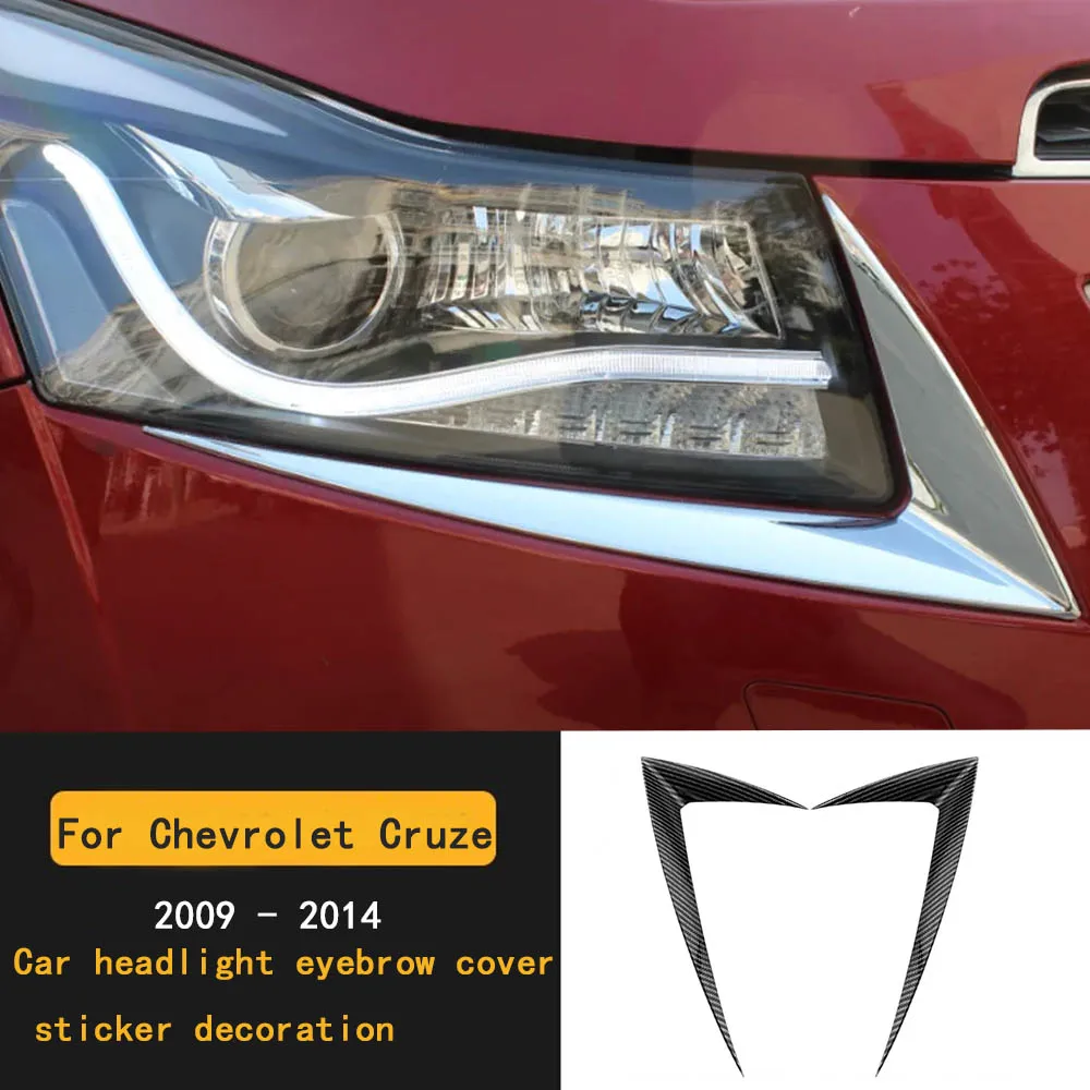 

2 шт./компл. ABS автомобильные фары, наклейка для бровей, накладка для Chevrolet Cruze Sedan Hatchback 2009-2014 аксессуары