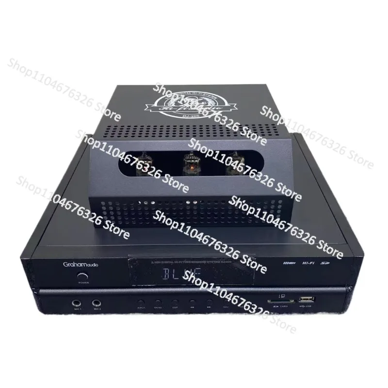 

DJ-200 Электронный усилитель мощности мозга 2,1-канальный Bluetooth для чтения караоке