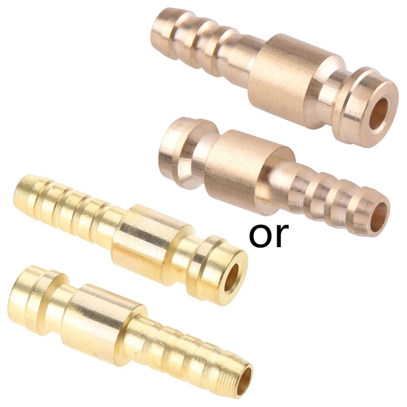 2Pcs Durable Brass Water Speed Adapter Quick Connector for TIG Welding Torch Intake