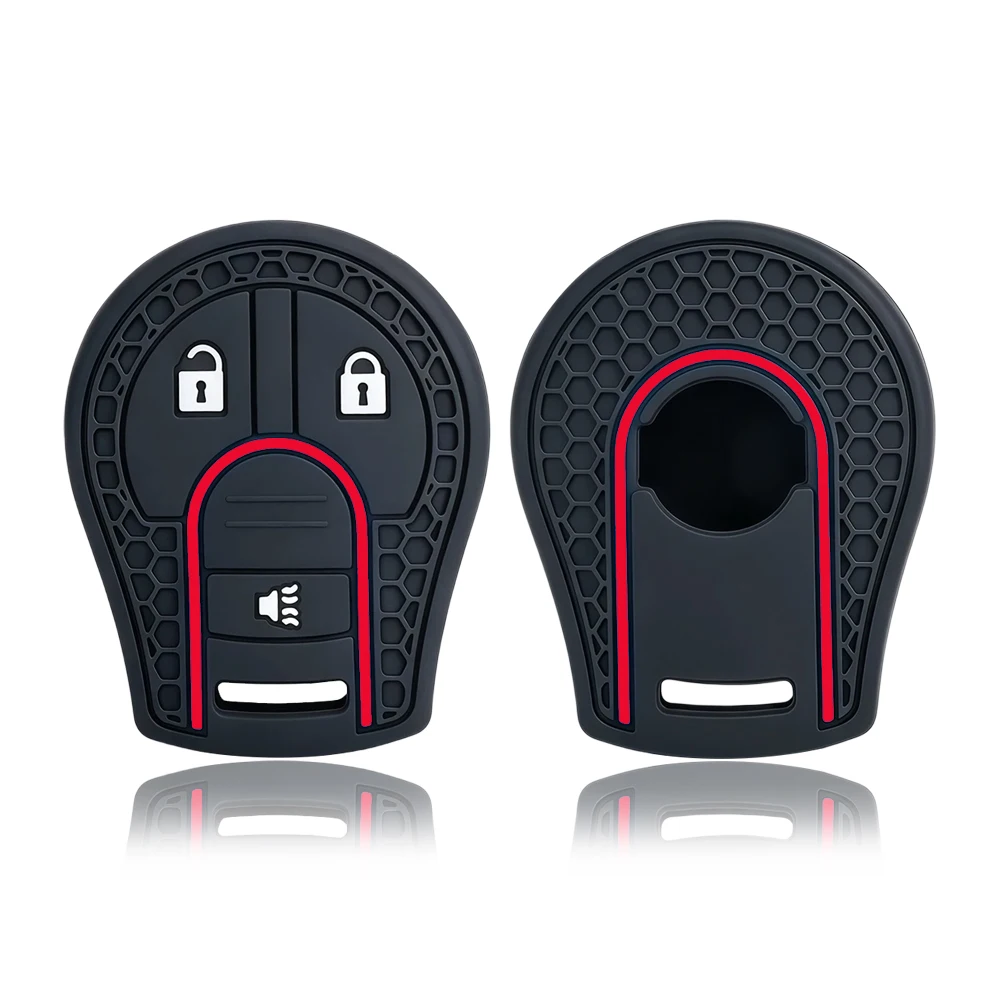 Silicone Car Key Case Cover For Nissan Versa March Tiida Altima Armada Cube Juke Maxima Pathfinder Rogue Sentra