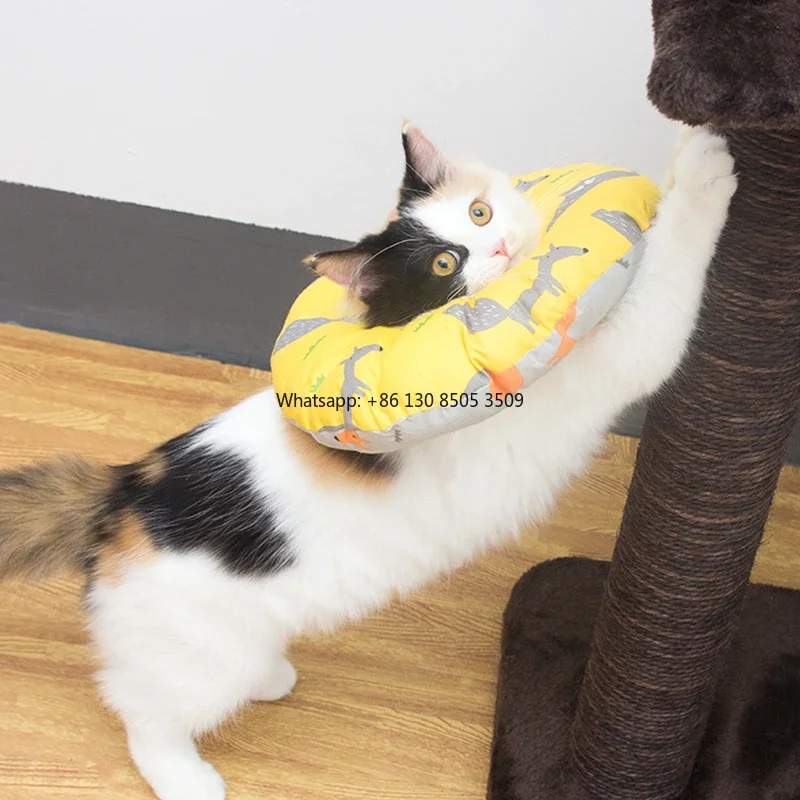 10pcs   Wholesale Manufacturer Waterproof pp Cotton Adjustable Circle Pet Dog Cat Elizabeth Collar