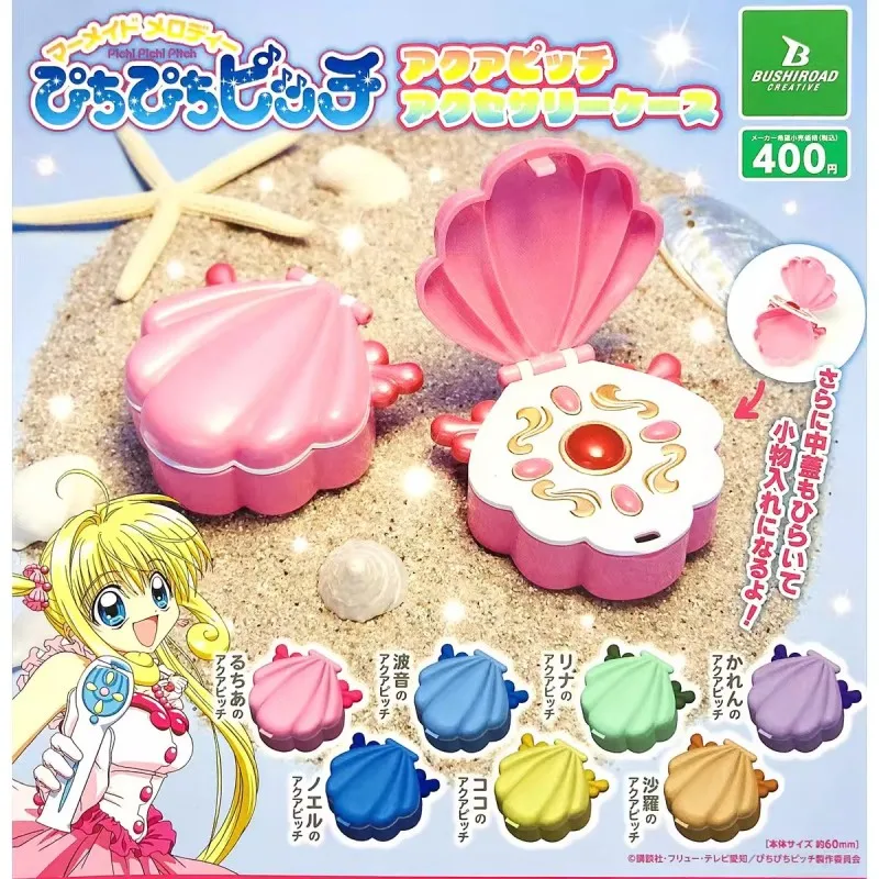 

Original 7Pcs Gashapon Nanami Lucia mermaid melody pichi pichi pitch Anime Figure Toys For Kids Gift Collectible Model Ornaments