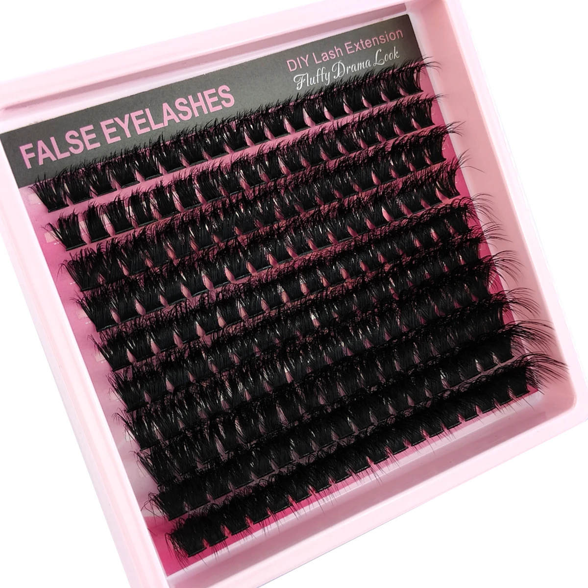 10Row 40D-100D 5D Fluffy Thick Lashes Clusters 10-18mmMix Wispy Individual Lashes Extensions Clusters DIY Makeup False Eyelashes