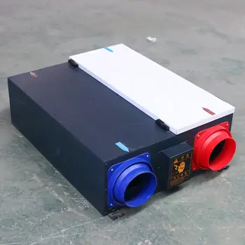 Sistema de ventilação residencial inteligente com recuperador de ar e unidade de ventilação com recuperação de energia. 10 best sales Recuperador de ar - №8