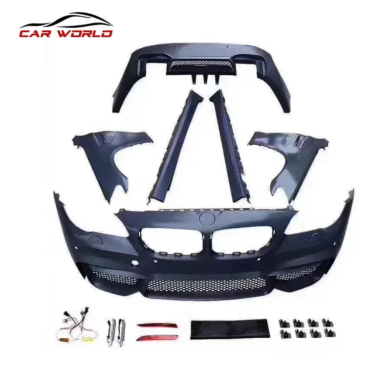 

Заводской хит продаж автомобильного бампера для F10 Upgr M4, передний бампер, задний бампер, боковые юбки для серии 5 F10 F18 Upgr M5 Style