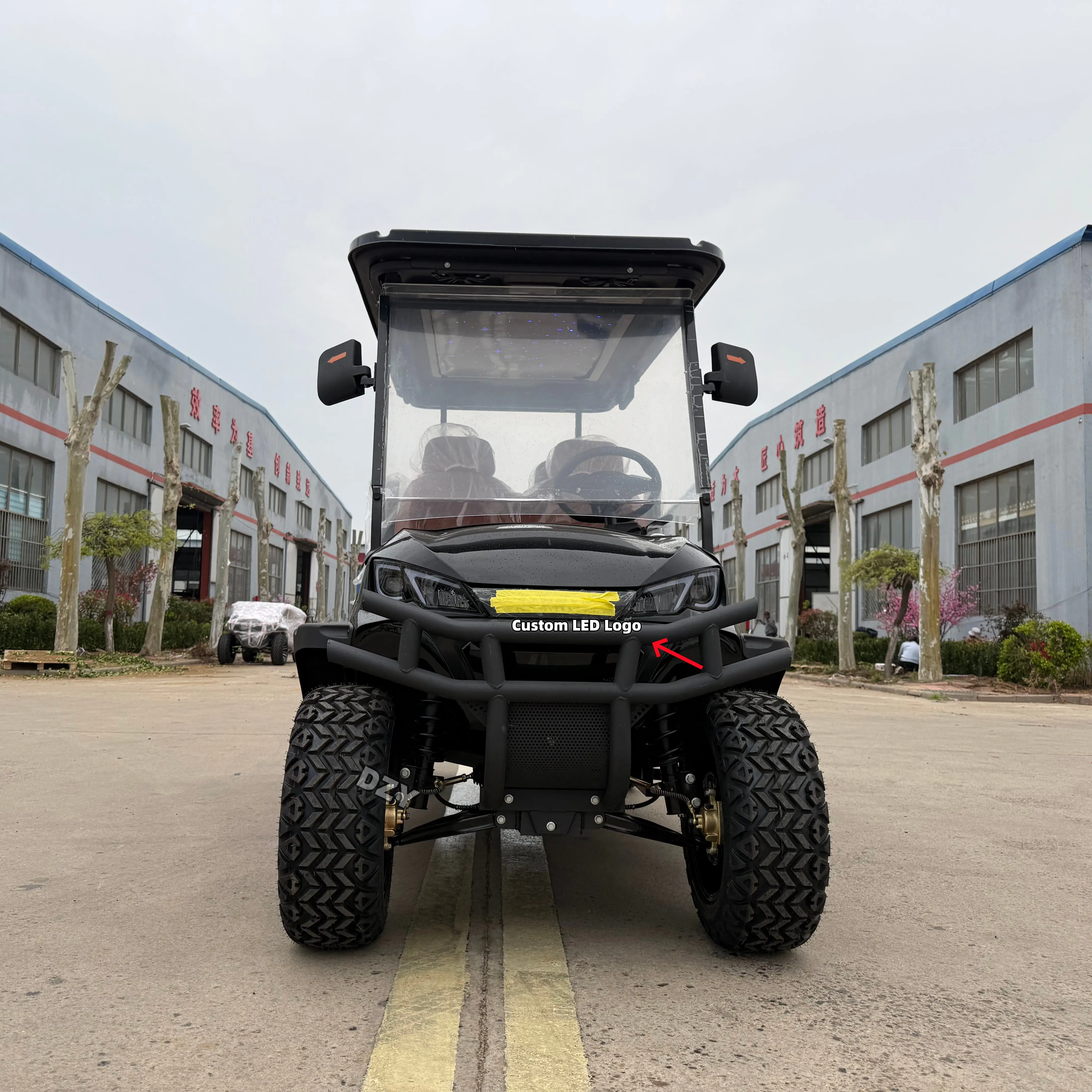 Manufacturer's street legal electric golf cart The latest golf cart can be customized with wireless charging/one click start ect