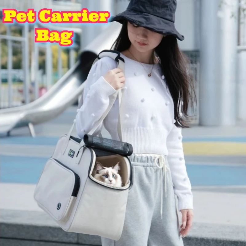 

Portable Pet Carrier Bag Small Dogs Cats Outdoor Travel Large Capacity Puppy Tote Handheld Pet House Soft Sided Cat Kennel Box