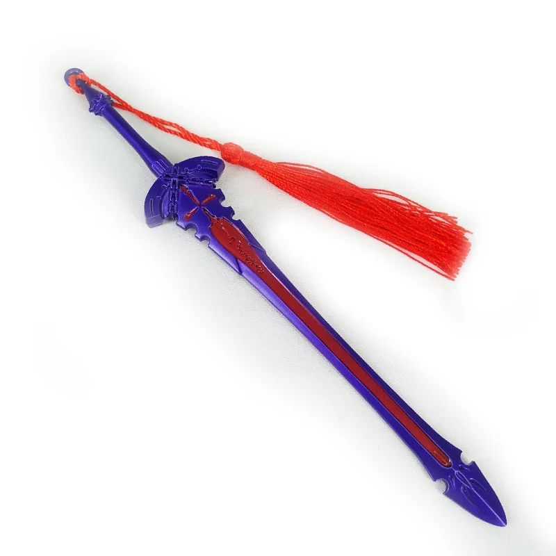 18cm New Game Figure Perimeter Metal Craftsmanship Model Props Toy Sword Desktop Decoration Ornaments Boys Christmas Gifts Toys