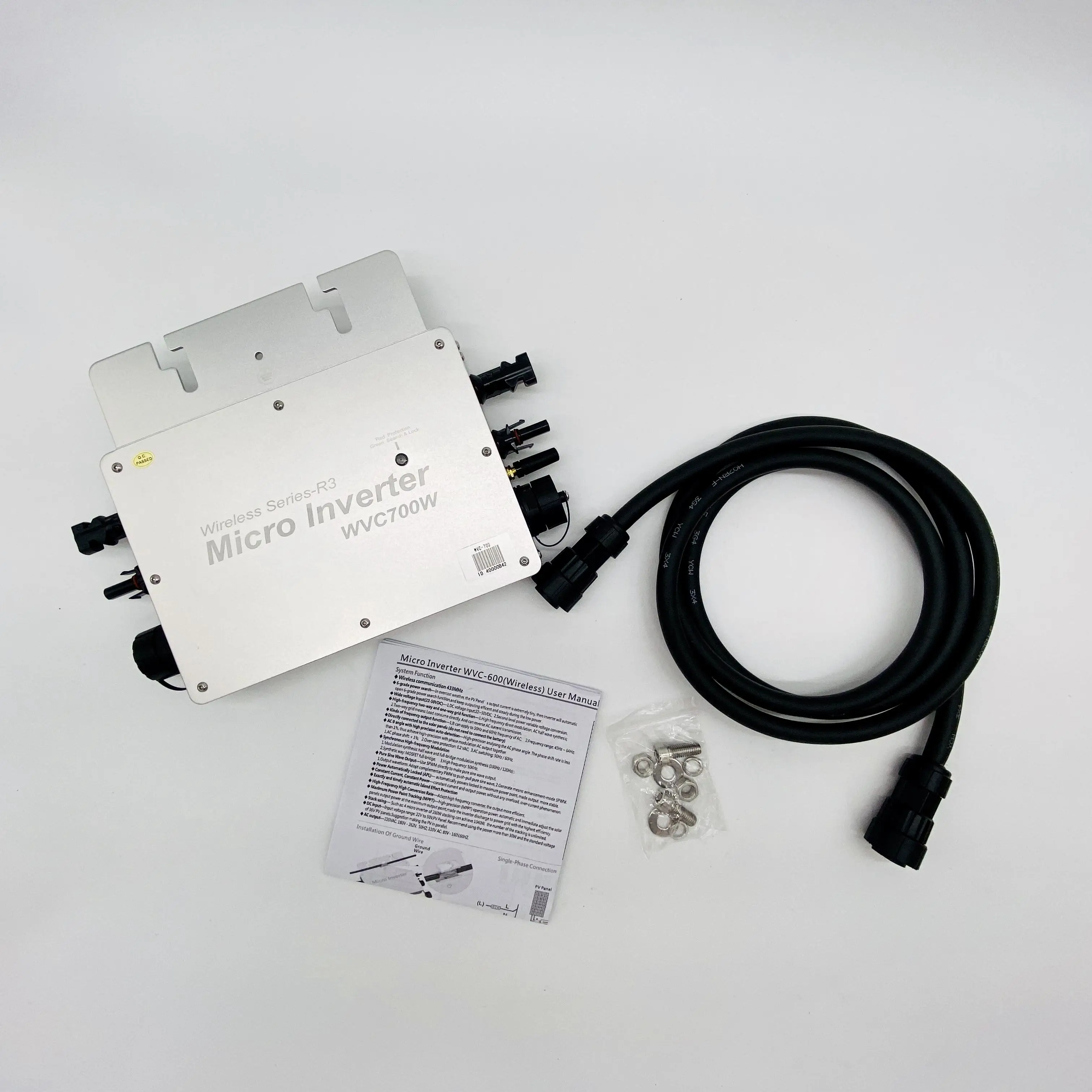 PowMr 1600W 230V MPPT On-Grid Tie Inverter IP65 PV System Grid Tie Inverter Micro Inverter for Solar Panels
