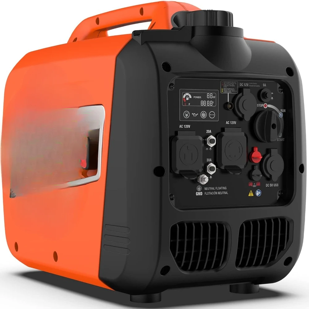 Generator Super Quiet Outdoor Generator RV Ready for Camping Tools and Home Use, EPA Compliant