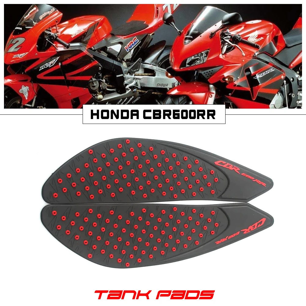 Accessori moto Antiscivolo Rilievo del Carro Armato Adesivi Serbatoio Trazione Protezione Per Honda CBR600RR 2007 2008 2009 2010 2011 2012