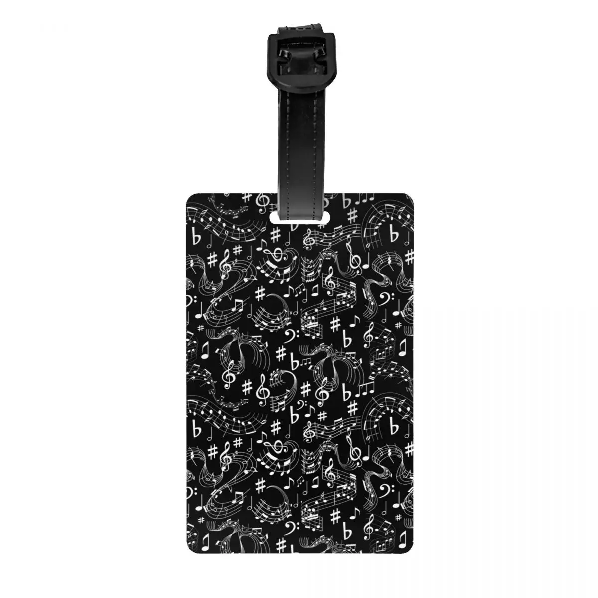 

Музыкальные ноты на заказ, багажная бирка, защита конфиденциальности, багажные бирки, этикетки для дорожных сумок, чемодан