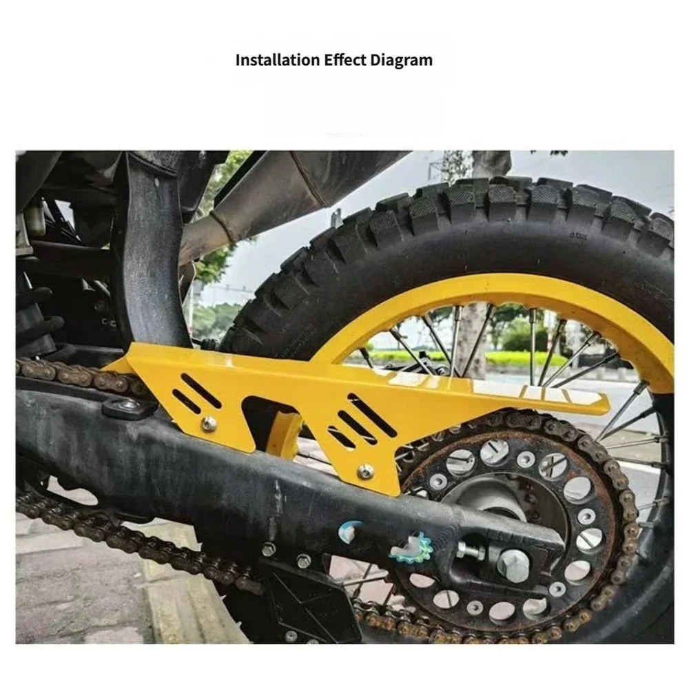 For VOGE Valico 300 Rally modification accessory chain protection cover aluminum alloy chain decorative cover protective cover