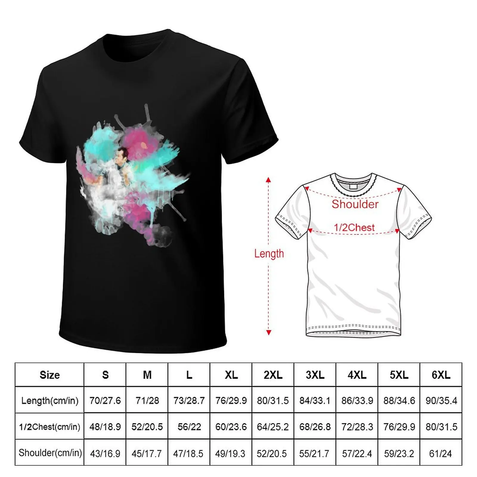 One Flew Over the Cuckoo's Nest Watercolor T-Shirt Functional Casual Short Sleeve Tee