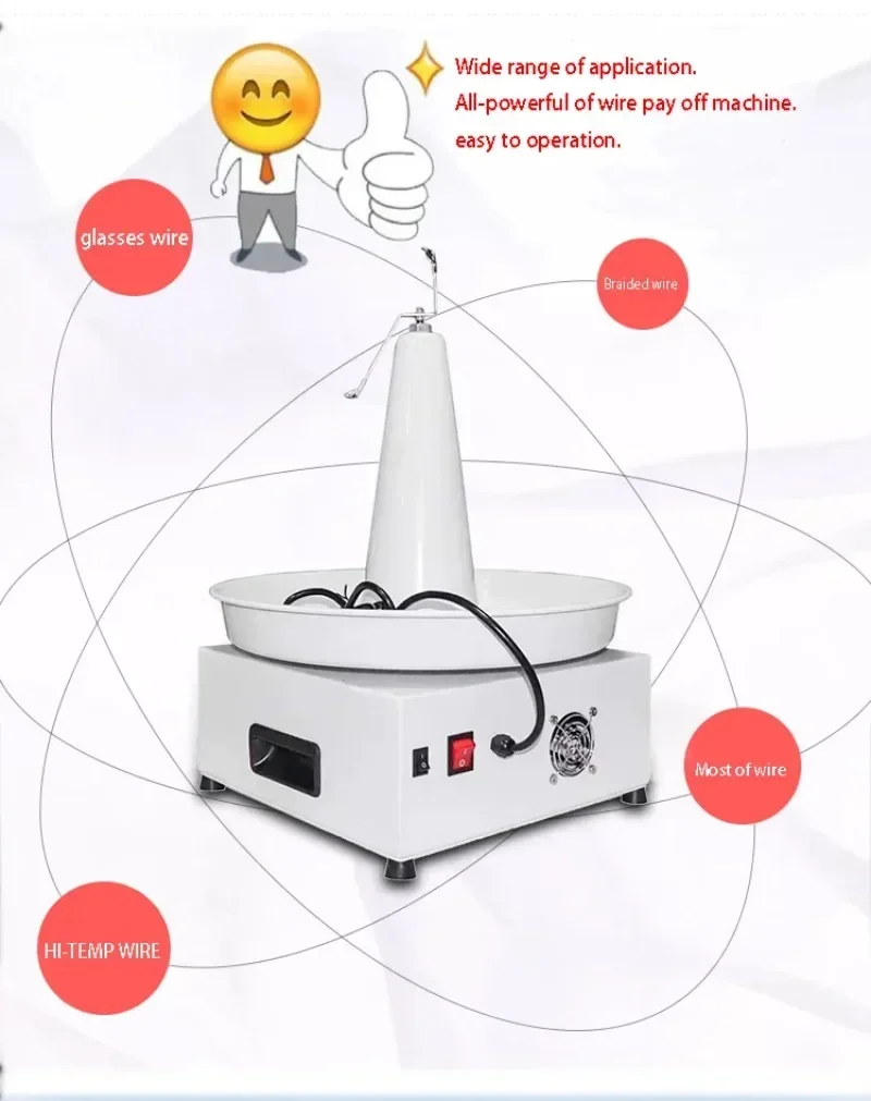 Máquina de pré-alimentação de fio de carretel de cabo de vendas quentes